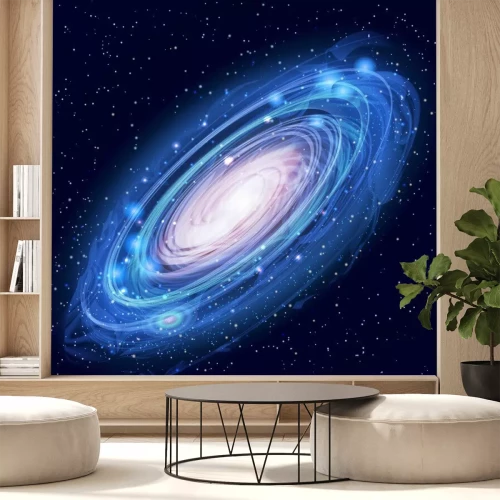 Fototapete Große Galaxie vor dem Hintergrund des Weltraums