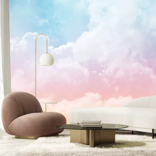 Fototapete Wolken in Pastellfarben