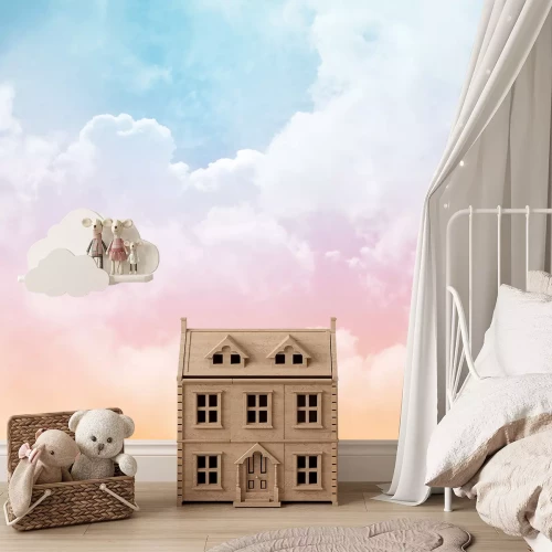 Fototapete Wolken in Pastellfarben