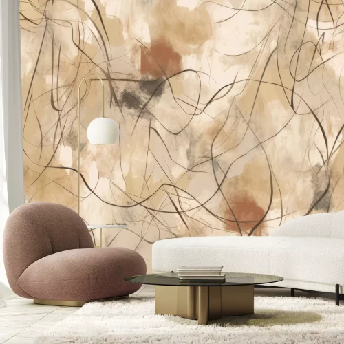 Fototapete Abstrakte Malerei im modernen Stil