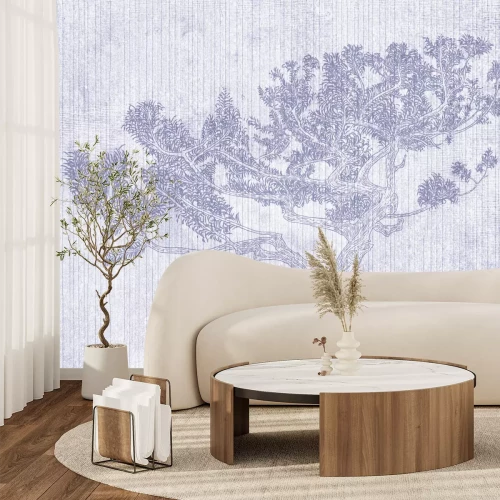 Fototapete Baum im Vintage-Stil