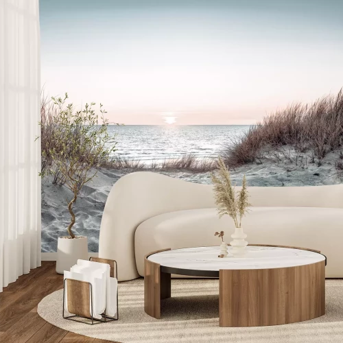 Fototapete Meereslandschaft bei Sonnenuntergang