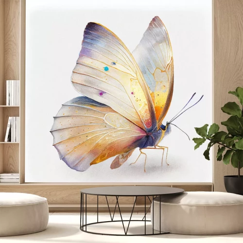 Sticker 3D Aquarell Schmetterling