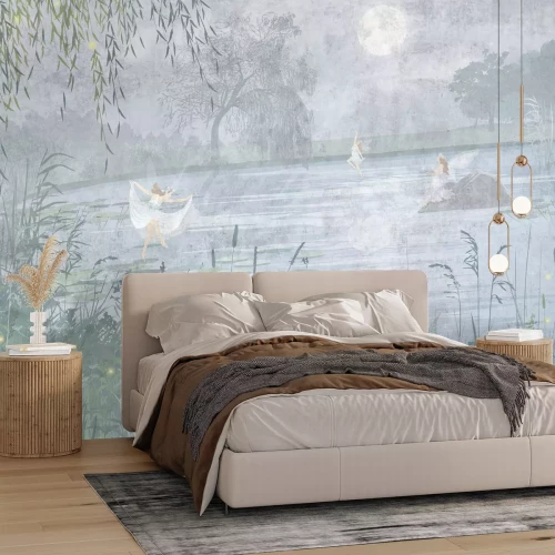 Fototapete Ballerinas tanzen auf dem See