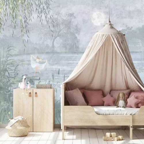 Fototapete Ballerinas tanzen auf dem See