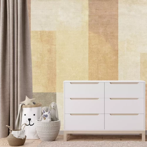 Fototapete Geometrische Formen in leuchtenden Farben