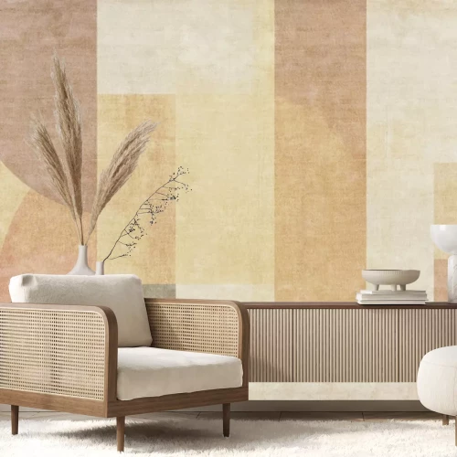 Fototapete Geometrische Formen in leuchtenden Farben