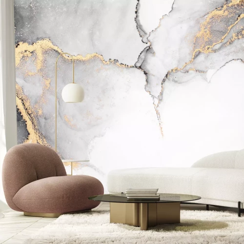 Fototapete Komposition mit abstraktem Marmor