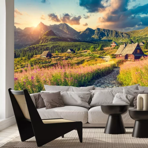 Fototapete Die Berglandschaft der polnischen Tatra