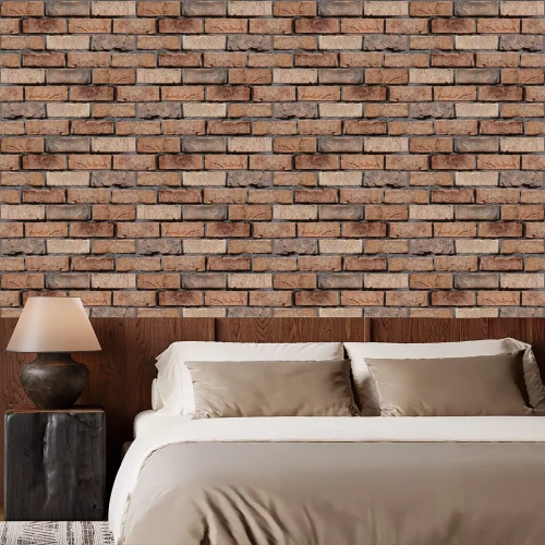 Tapete Moderne Ziegel 3D Effekt