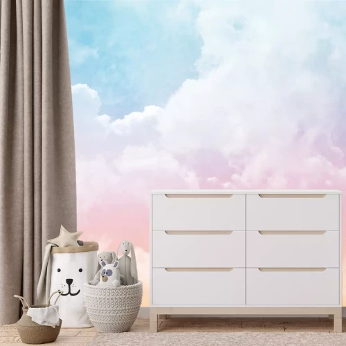 Fototapete Wolken in Pastellfarben