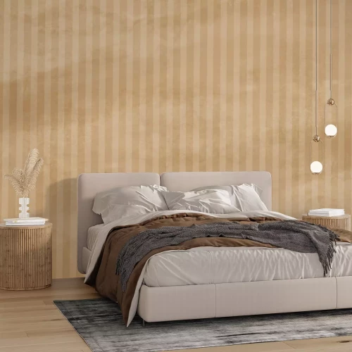 Fototapete Einfache Streifen in hellen Beigetönen