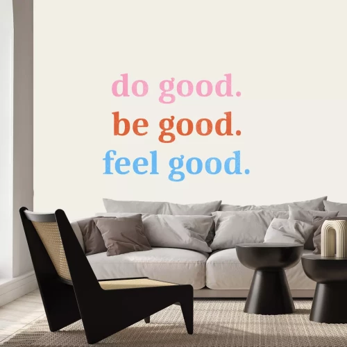 Fototapete Minimalistischer motivierender Schriftzug mit Sentenzen