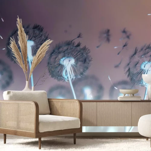 Fototapete Sommerwiese mit Löwenzahn