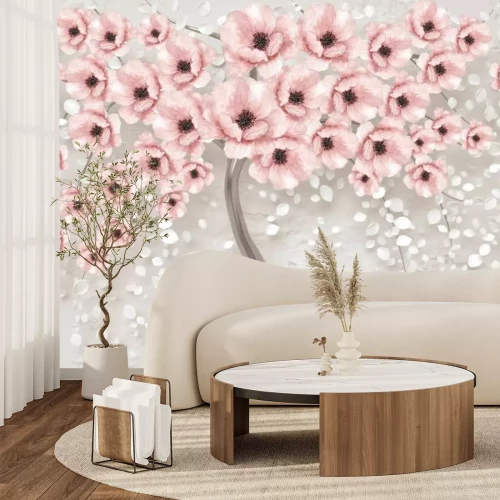 Fototapete 3D Kirschblütenbaum