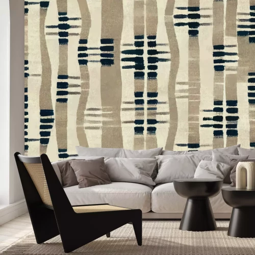 Fototapete Zarte gestrichelte Streifen