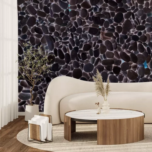 Fototapete Weiße Steine am Strand