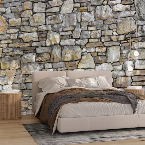 Fototapete Abstrakte Steinwand