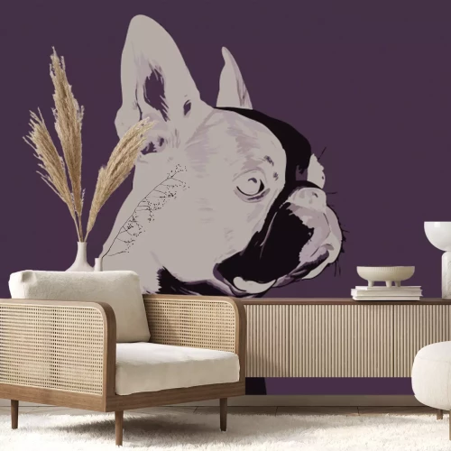 Fototapete Porträt eines Französischen Bulldoggen