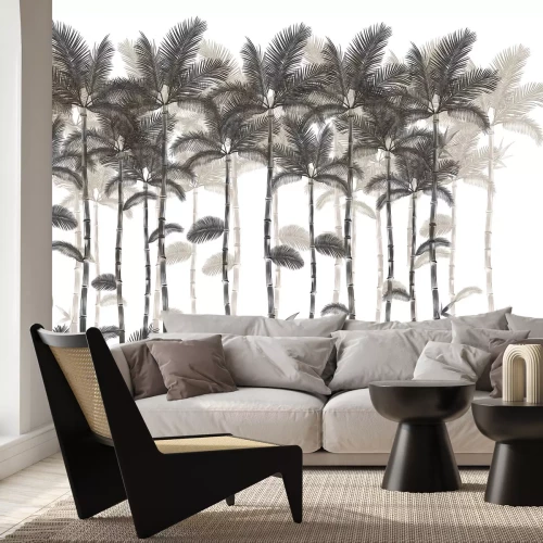 Fototapete Palmenbäume im tropischen Dschungel