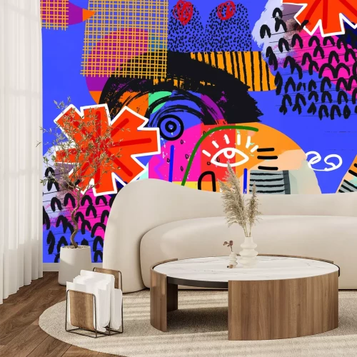 Fototapete Lebendige abstrakte Ausdrucke künstlerische Illustrationen