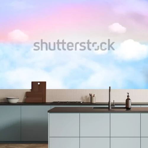 Fototapete Of fantasy sky background and pastel color.