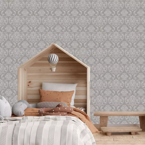 Fototapete Ornamentmuster auf beigem Hintergrund