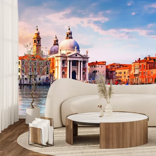 Fototapete Historische Architektur umgeben von Sonnenstrahlen