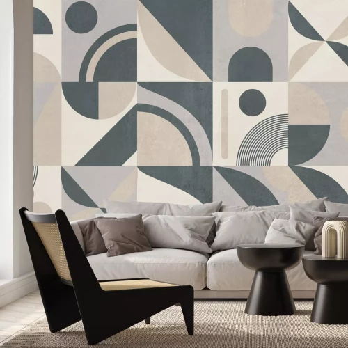 Fototapete Muster mit geometrischen Formen