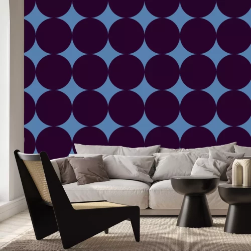 Fototapete Geometrisches Muster in Form von Kreisen