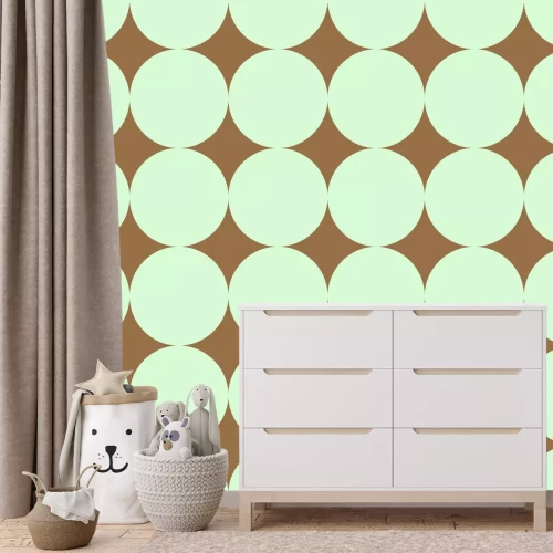 Fototapete Geometrisches Muster in Form von Kreisen