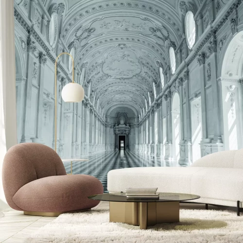 Fototapete Innenraum eines architektonischen Palastes