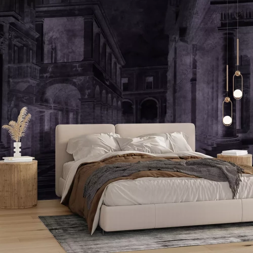 Fototapete Antike Architektur in Grautönen