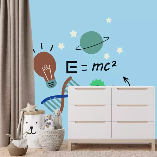 Fototapete Physik zwischen Planeten und Sternen