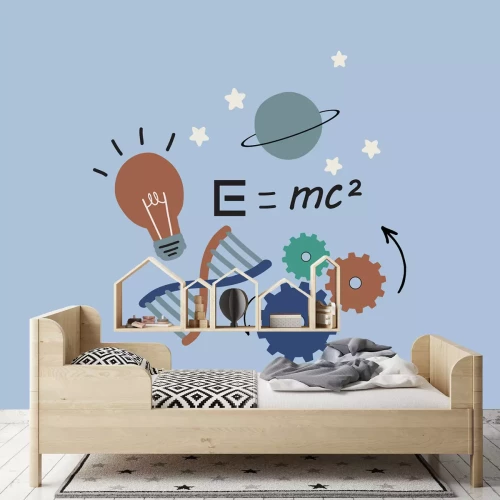 Fototapete Physik zwischen Planeten und Sternen