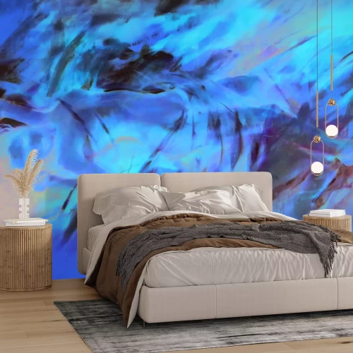 Fototapete Gemalte zarte Silhouette einer Frau