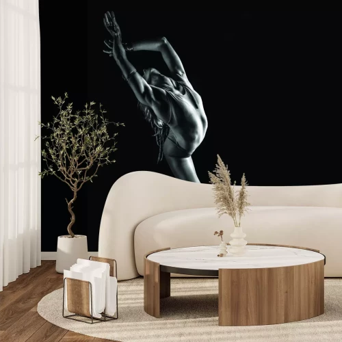 Fototapete Tanz einer Frau, die einen Spagat macht