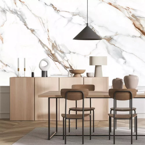 Fototapete Steintextur Weißer Marmor