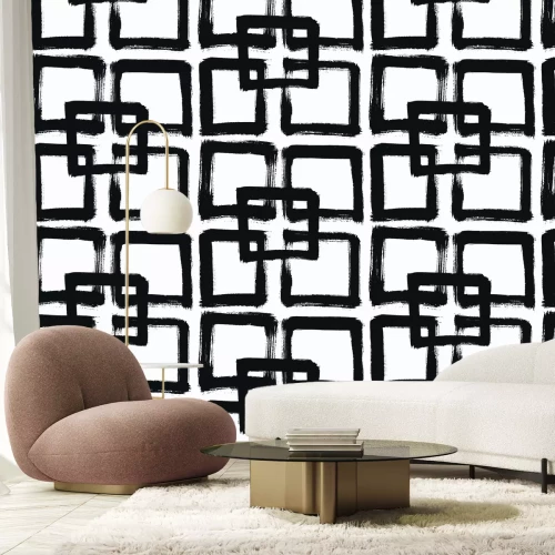 Fototapete Gemustertes Muster in Form eines Quadrats