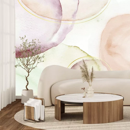 Fototapete Helle verschwommene Farbmuster