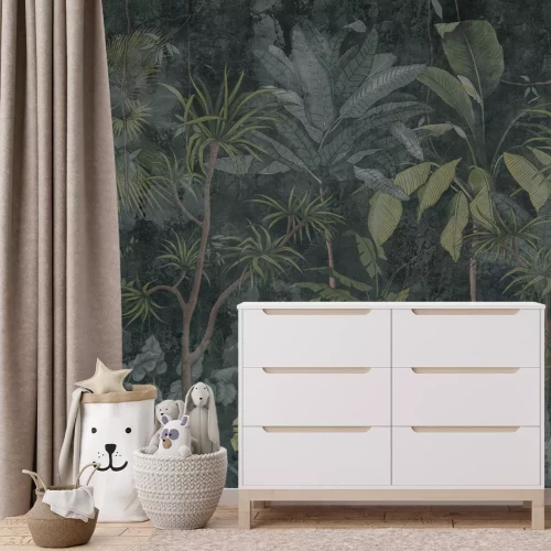 Fototapete Tropische Palmenvegetation im Dschungel