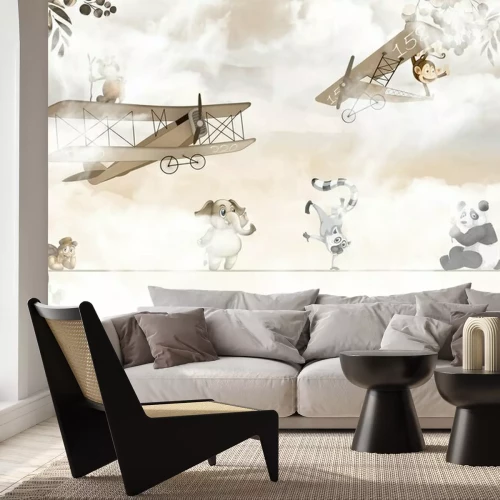 Fototapete Digital print wallpaper design for kids room