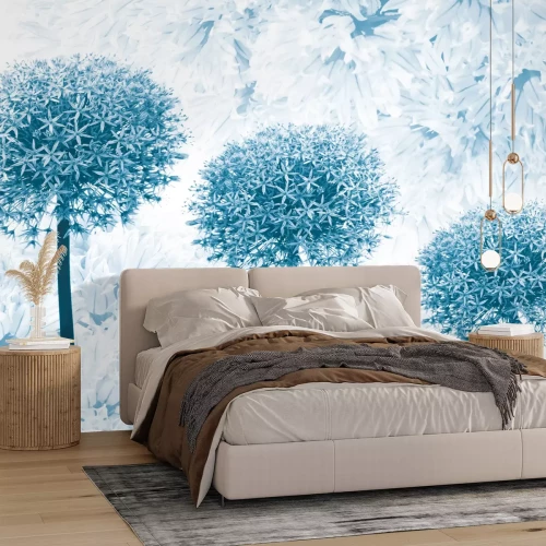 Fototapete Zierknoblauchblüten