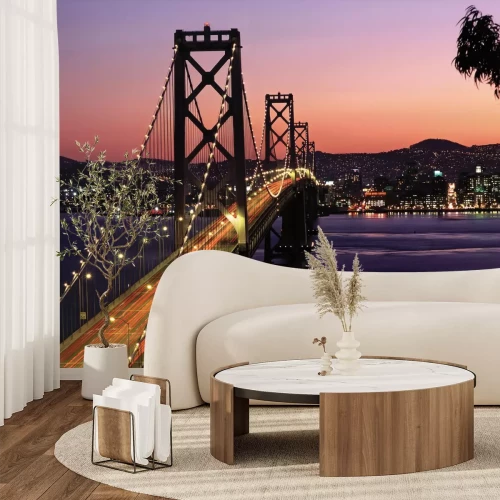 Fototapete Golden Gate Bridge vor dem Sonnenuntergang