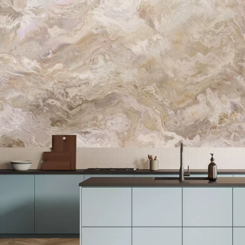 Fototapete Steintextur in beiger Marmoroptik