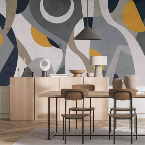 Fototapete Texturierter Hintergrund mit geometrischer Abstraktion modernes Muster