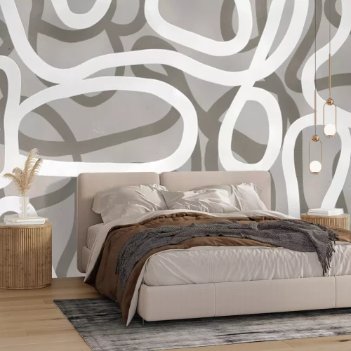 Fototapete Moderne Abstraktion Muster mit geometrischen Formen