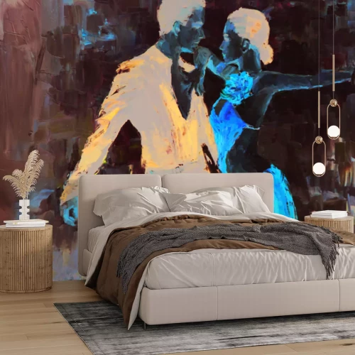 Fototapete Frau und Mann im Gesellschaftstanz