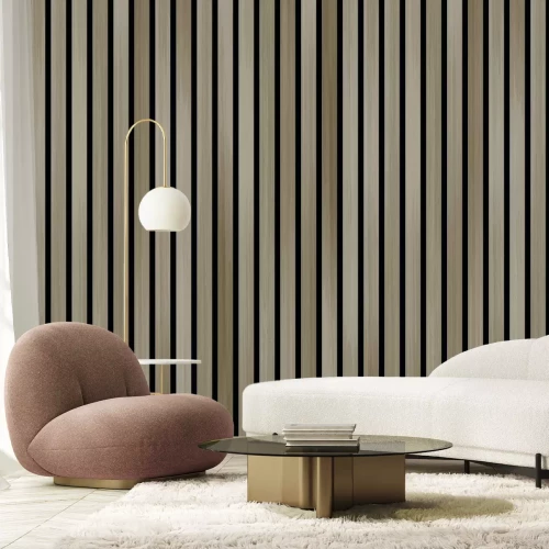 Fototapete Klassische Holzlamellen