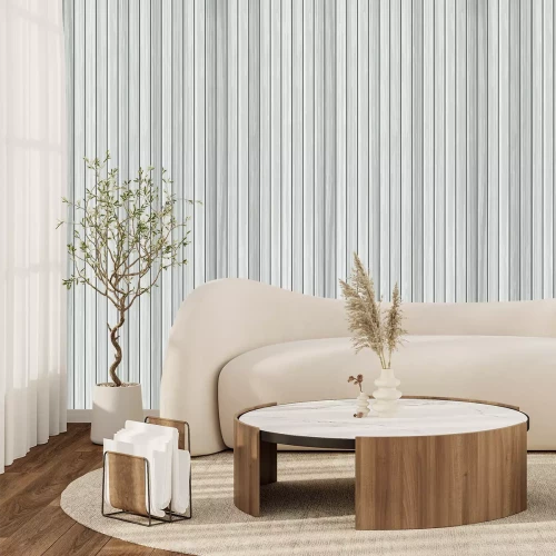 Fototapete Graue Holzlamellen